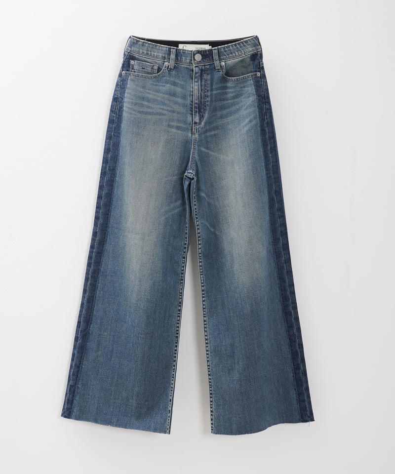 サイドラインバギーデニム / cccross | CALENDRIER online store