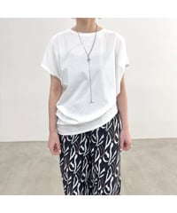 サイロプレミアム天竺 アシンメトリーTシャツ 510-35057/ NUS