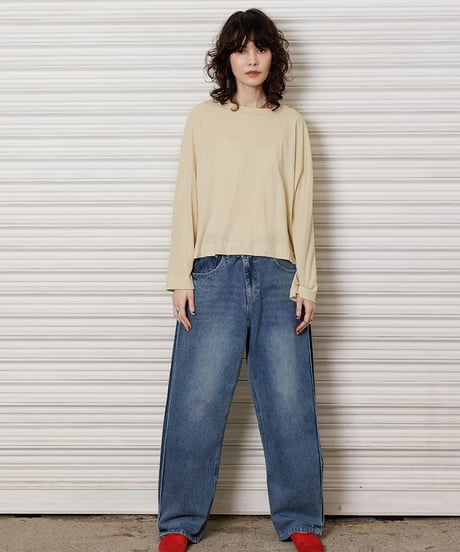 【YENN】WIDE SLEEVE LONG TEE