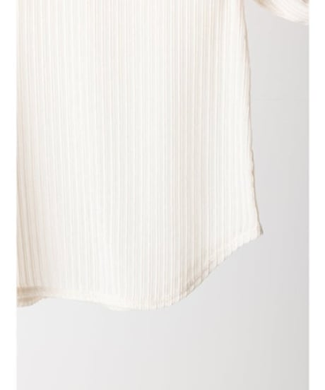 STRIPE SHEER RIB TEE  Y263-82086 / YENN