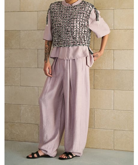 CROCHET MESH TOPS　Y262-91059　 / YENN