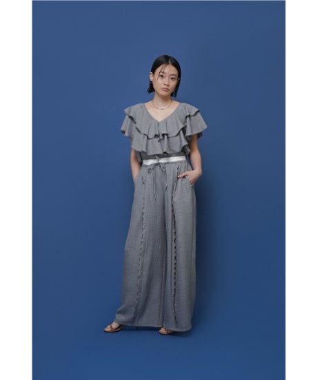 レイヤーフリルフレンチTOPS　601481   / CYAN tokyo