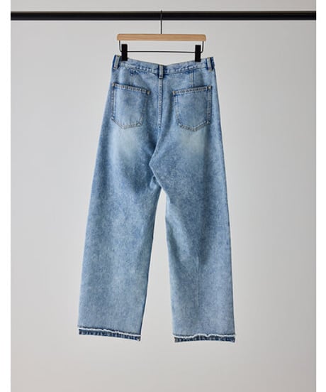 TUCK BELT DENIM PT　Y262-31064　 / YENN