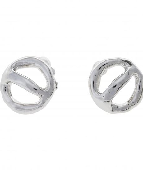 Anchor chain motif earring