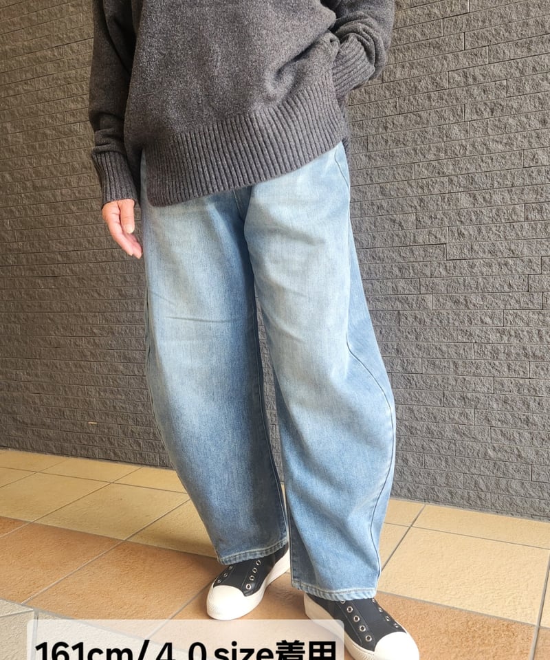 即納】裏起毛モロッコデニム 68254602 / Anna Kerry | CALENDRI