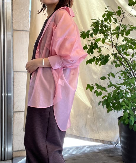テンセルシアーバックプリントドルマンシャツ 612-35062  / NUS
