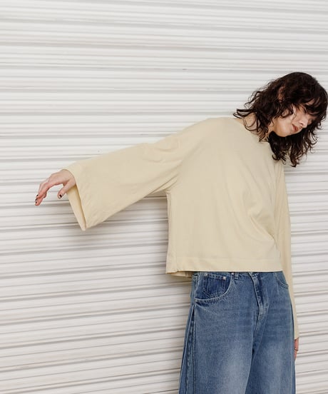 【YENN】WIDE SLEEVE LONG TEE