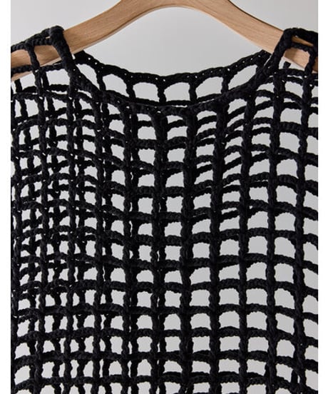 CROCHET MESH TOPS　Y262-91059　 / YENN