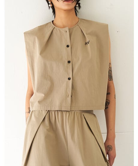 SLEEVELESS SHIRT　Y262-11040　/ YENN