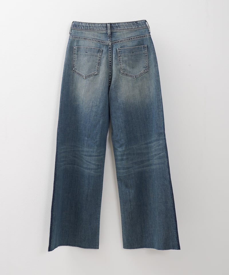 サイドラインバギーデニム / cccross | CALENDRIER online store