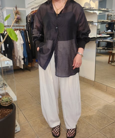 ロングスリーブシアーシャツ 85699  / CLOCHE
