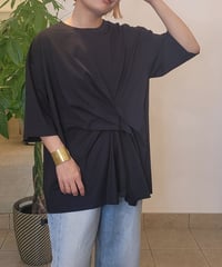 五分袖タックデザインT 85674  / CLOCHE