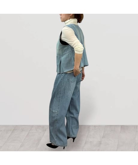 バレルレッグパンツ 612-26002  / QTUME