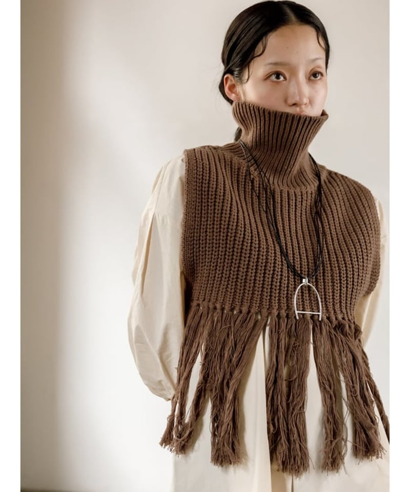 タートルニットベスト / AGAWD | CALENDRIER online store タートルニットベスト / AGAWD | CALENDRIER online store