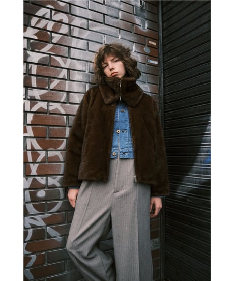 ECOファージップアップブルゾン 8643805   / Le Melange
