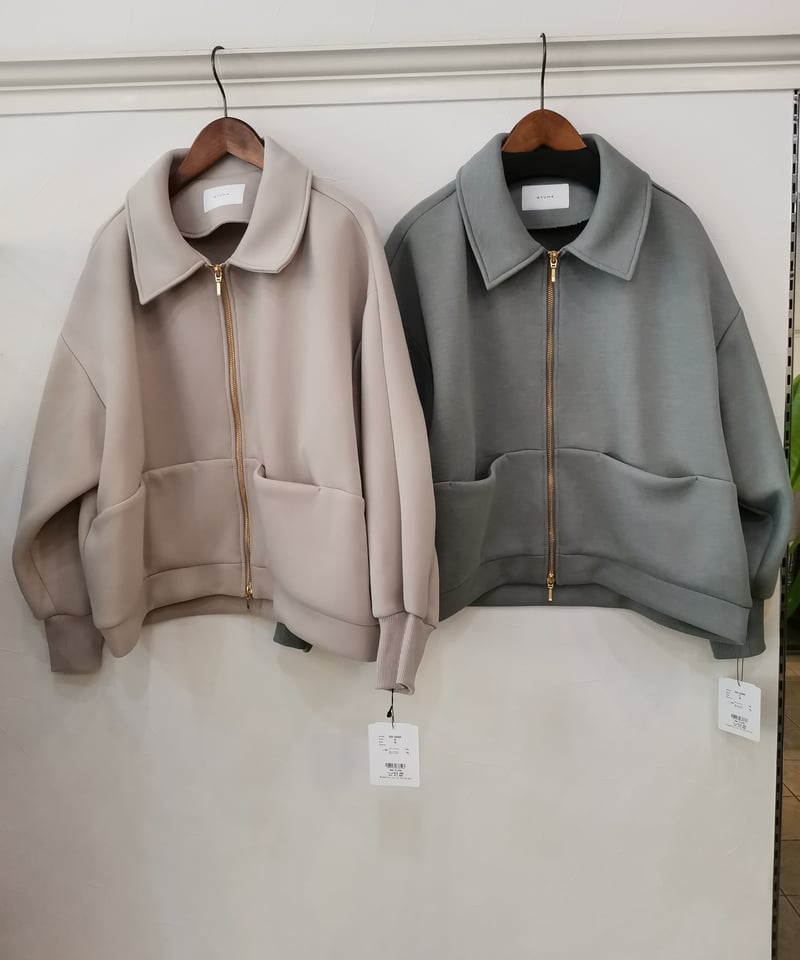 ウォッシャブル ジップアップブルゾン 550-24566 / QTUME