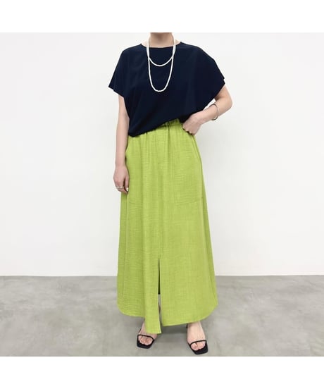 サイロプレミアム天竺 アシンメトリーTシャツ 510-35057/ NUS
