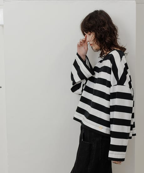 【YENN 】STP WIDE SLEEVE LONG TEE