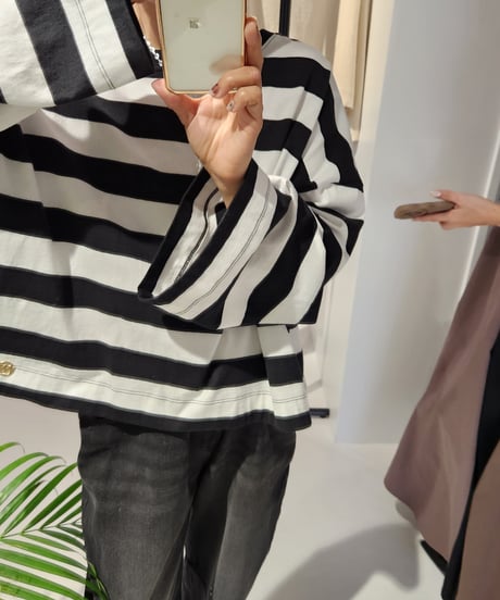 【YENN 】STP WIDE SLEEVE LONG TEE