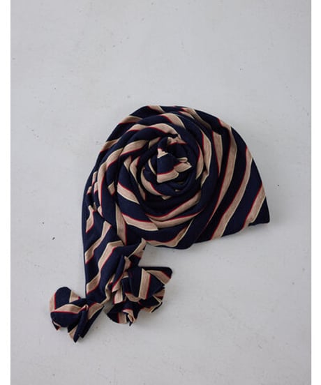 STRIPED JERSEY SCARF　Y262-01048　 / YENN