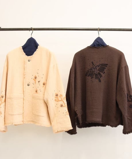 コットンガーゼ刺繍ジャケット 8643804  / LeMelange