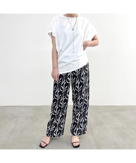 サイロプレミアム天竺 アシンメトリーTシャツ 510-35057/ NUS