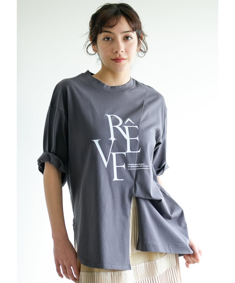 アシンメトリースリットカットソー 2513510 / LalliaMu | CALENDRIE