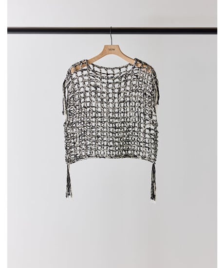 CROCHET MESH TOPS　Y262-91059　 / YENN