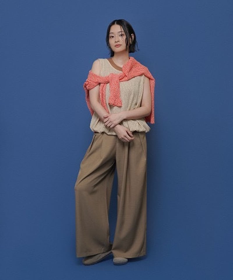 ネップメッシュニットTOPS 601461 / CYAN tokyo | CALENDRI