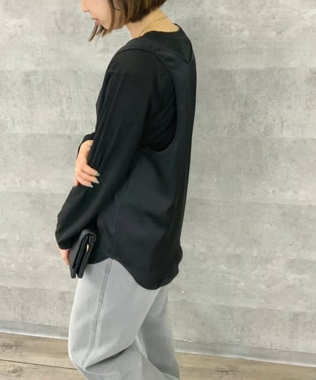 2Wayサテンタンクトップ / Anna Kerry