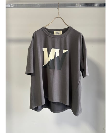 MV off/charcoal logo-TEE　MG CT-26071-S / MARGAUX VINTAGE