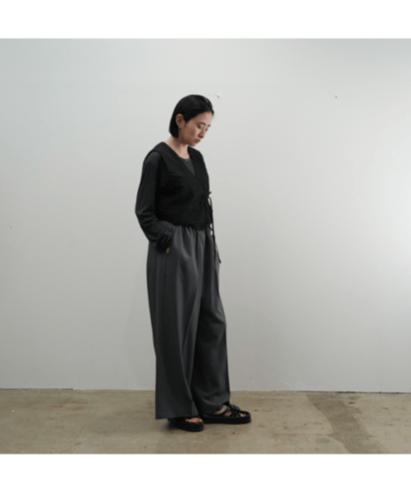 ウエストドロストスラックスパンツ R25397 / RILATO | CALENDRIER o