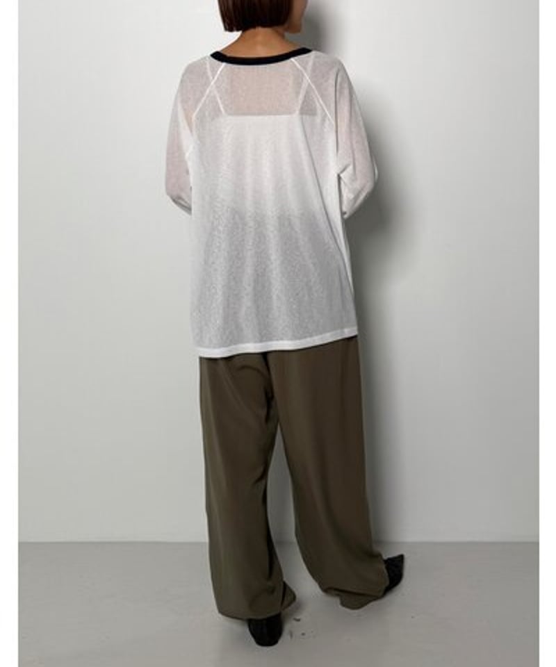 ラグラン様 ﾗｸﾞﾗﾝﾛｺﾞｼｱｰﾛﾝT 8456-496KK / CHIGNON | CALENDRI