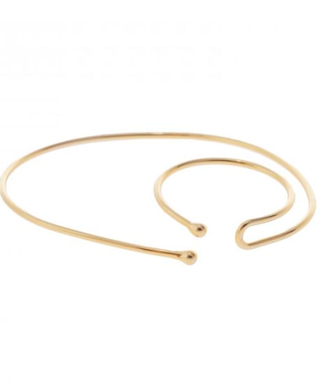 Thin 2way earcuff ring Large