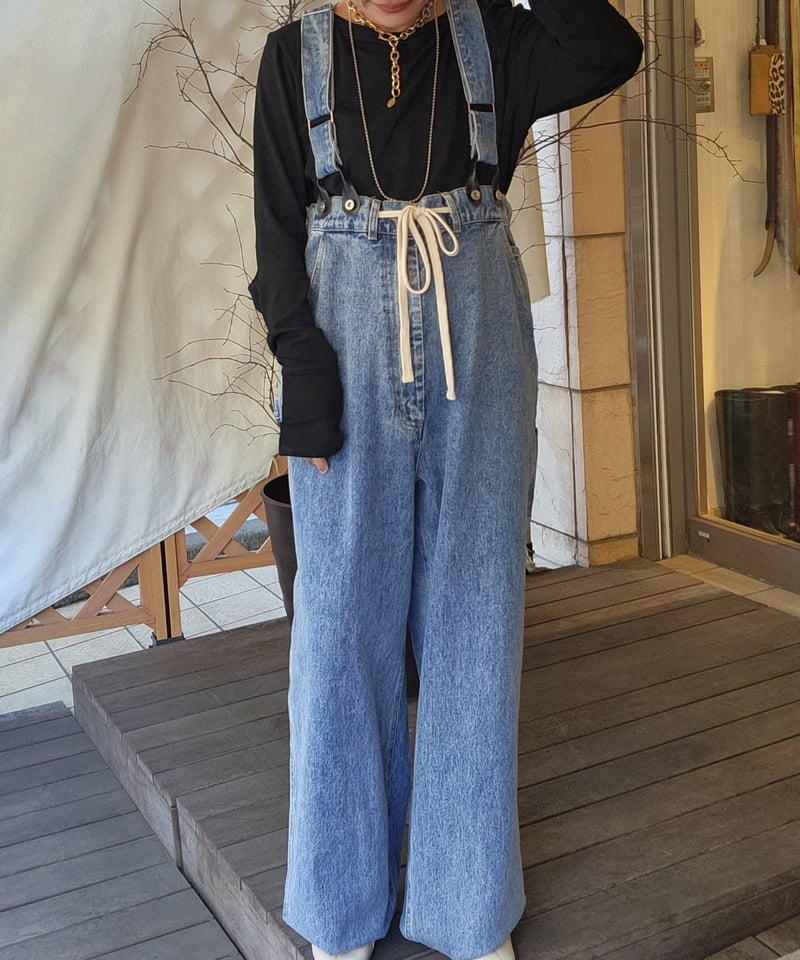 The Simple Folk デニムサロペット The Simple Folk〛 The Oversized Denim Dungaree – Melty Colors