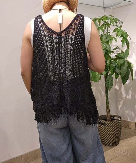 ノースリーブメッシュニットH626103 2511-031  / HERENCIA