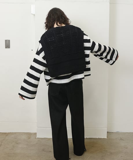 【YENN 】STP WIDE SLEEVE LONG TEE