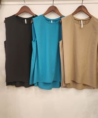 ストレッチシフォンノースリーブ80255305/Digntecollier