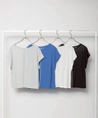 【日本製】シアーコットン フレンチプルオーバーTシャツ　20630512　/ PONT DE CHALONS