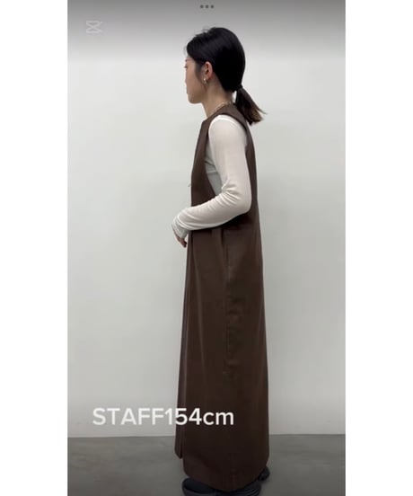 デニムセンタータックジャンスカ 552-85707 / CLOCHE