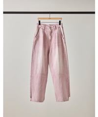 【再入荷✨】タックワイドデニムピンク Y252-31064-3  / YENN