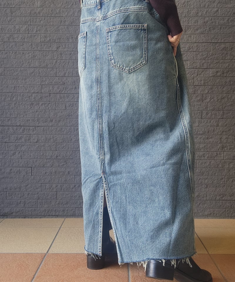 週末SALE！LINKABLE スターデニムジャンパースカート 週末SALE