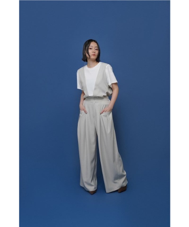 Wタックストレッチワイド 601476 / CYAN tokyo | CALENDRIER