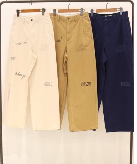 パンツ mercibeaucooup nude:masahiko maruyama - Patched Drop-Crotch 2Tuck Pants