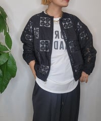 ノーカラーレースブルゾン85261416 / Anna Kerry /