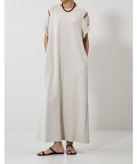 EYELETS TEE DRESS Y261-52021 / YENN