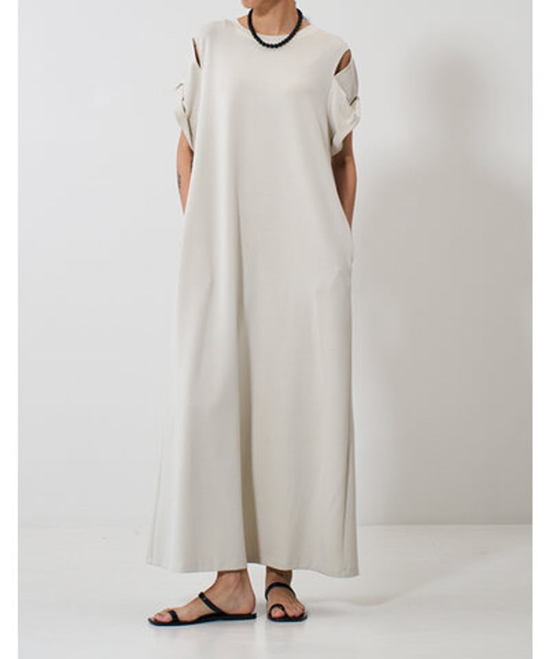 EYELETS TEE DRESS Y261-52021 / YENN | CALENDRIE