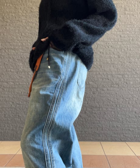 【再入荷✨】楽々ストレッチテーパードデニム / PaulineBleu