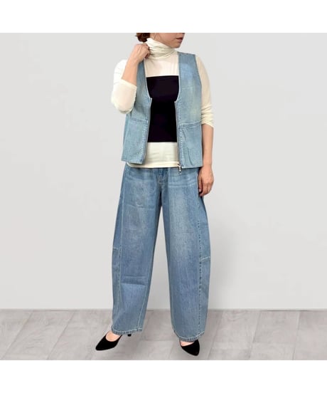 △JD△様 デニム 38ブルー セール】 【SHIPS別注】BIT BLUE:セミワイドデニム◇ （デニムパンツ