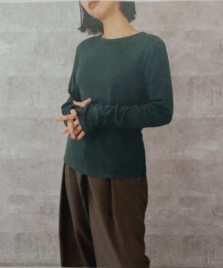 トップス uecccchi セール】 フリルクロップトハーフスリーブシャツ（グレー